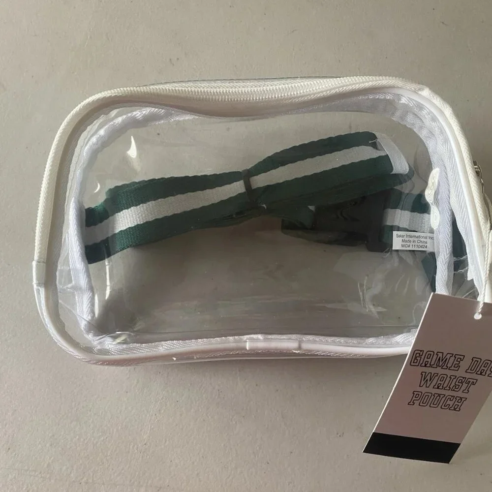 Clear Game Day Fanny Pack / Belt Bag / waist pouch - Picture 2 of 5